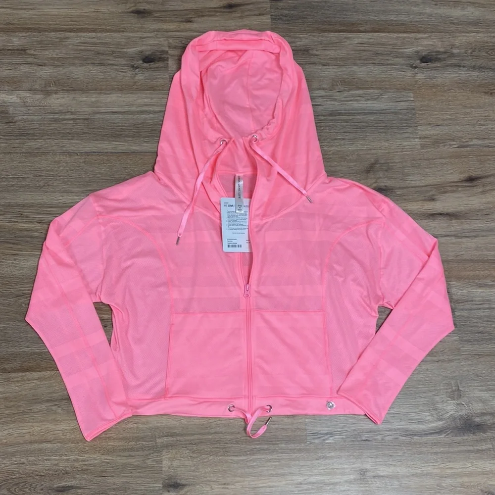 NWT Lorna Jane Kylie Hoodie Zip Up Jacket